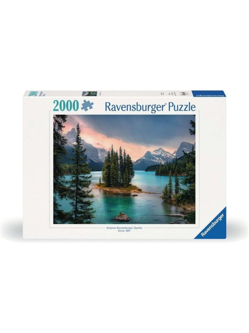 2000 Piece Jigsaw Puzzle - Stunning Mountains & Vivid Water - Frameable Art for